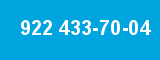 922 433-70-04